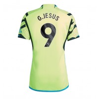 Camisa de Futebol Arsenal Gabriel Jesus #9 Equipamento Secundário 2023-24 Manga Curta